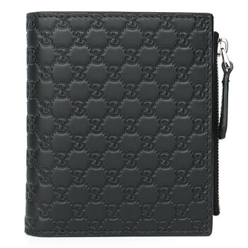 Micro GG Guccissima Leather Small Bifold Wallet 544475
