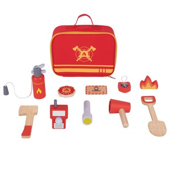 Tooky Toy Co Little Firefighter Play Set