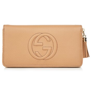 Gucci GG Long Zippy Wallet 598187 - Light camel