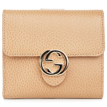 Gucci Interlock GG Bifold Leather Wallet 615525