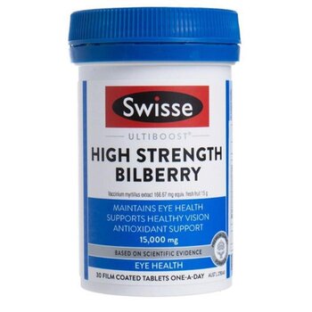 สวิส High Strength Blueberry Eye Care 15000mg - 30 Capsules
