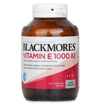 แบลคมอร์ส Blackmores - Vitamin E 1000IU 100 Capsules (Parallel Import)