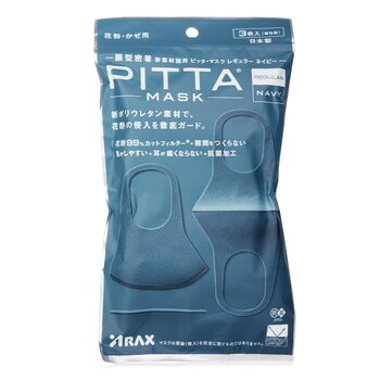 Arax Pitta Mask Navy Blue Regular - 3 Sheets