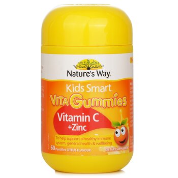 วิถีแห่งธรรมชาติ Natures Way - Kids Smart Vita Gummies Vitamin C & Zinc 60 Pastilles (parallel import)