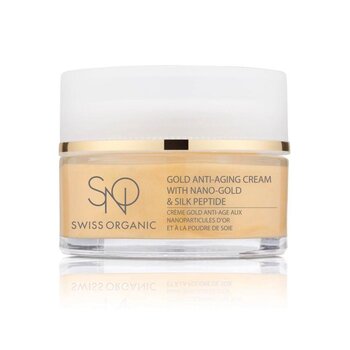 SNO สวิสออร์แกนิก Gold Anti-Aging Cream with Nano-Gold & Silk Peptide 50ml