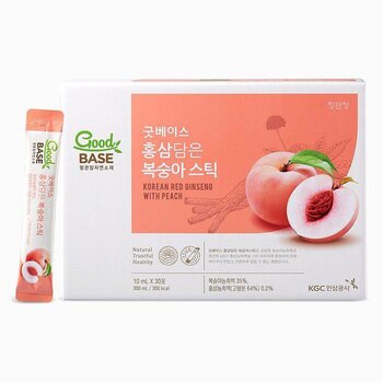 ชอง กวาน จาง Goodbase Korean Red Ginseng with Peach drink (10ml*30 Pack)