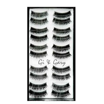 กิ & แกรี่ Professional Eyelashes(10 pairs) - Retro-Glam- # L3 Black