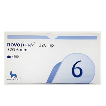Novofine 31G 6 gauge needle - 100pcs