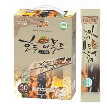 Korea Seven grains tea with walnut, almonds, black beans (18g x 50T)