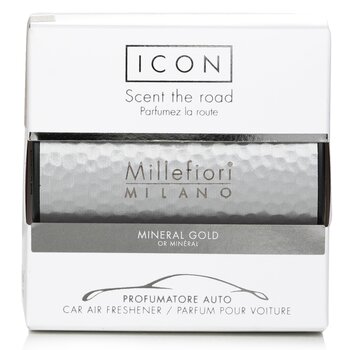 มิลเลฟิออรี Icon Metal Car Air Freshener - Mineral Gold