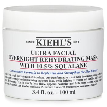 คีลส์ Ultra Facial Overnight Rehydrating Mask With 10.5% Squalane