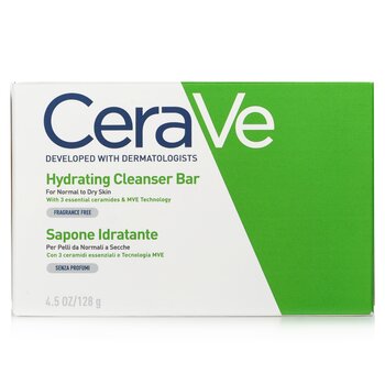 เซราวี Hydrating Cleanser Bar (For Normal to Dry Skin)