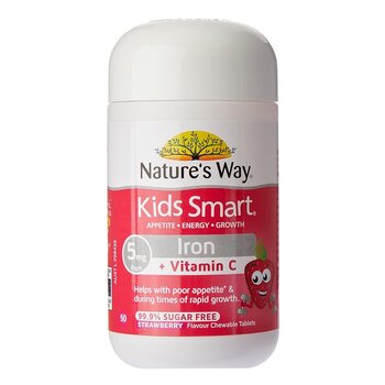 วิถีแห่งธรรมชาติ Kids Smart Iron And Vitamin C Chewable