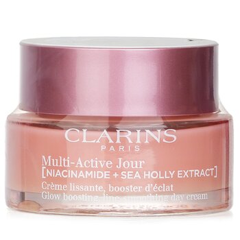Clarins Multi-Active Jour ( Niacinamide + Sea Holly Extract) Glow Boosting Line-Smoothing Day Cream All Skin Types