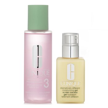 คลีนิกข์ Dramatically Different Set 3: Moisturising Gel & Clarifying Lotion 3 - Combination Oily to Oily