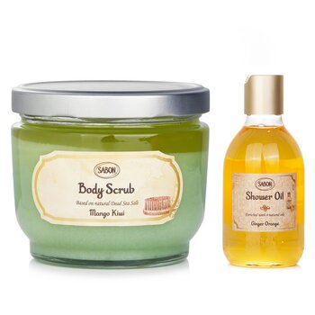 ซาบอน Body Scrub - Mango Kiwi & Shower Oil - Ginger Orange