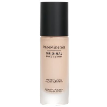 แบร์มิเนอรัล Original Pure Serum Radiant Natural Liquid Foundation Mineral SPF 20 - # Fair Cool 1