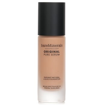 แบร์มิเนอรัล Original Pure Serum Radiant Natural Liquid Foundation Mineral SPF 20 - # Medium Neutral 3.5