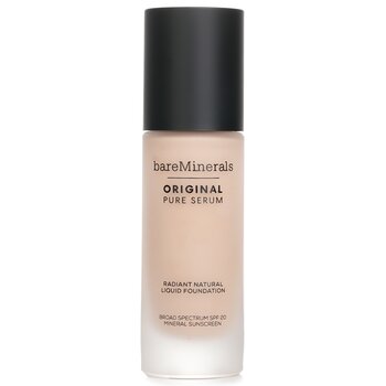 แบร์มิเนอรัล Original Pure Serum Radiant Natural Liquid Foundation Mineral SPF 20 - # Fair Cool 1.5