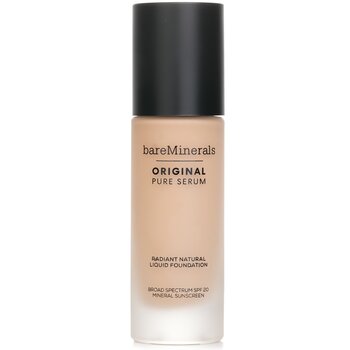 แบร์มิเนอรัล Original Pure Serum Radiant Natural Liquid Foundation Mineral SPF 20 - # Light Neutral 2