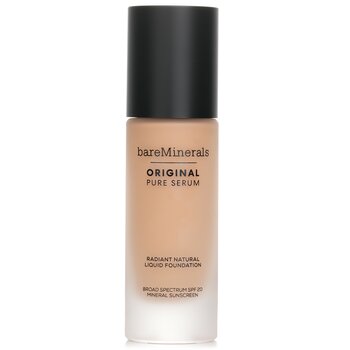 แบร์มิเนอรัล Original Pure Serum Radiant Natural Liquid Foundation Mineral SPF 20 - # Medium Warm 3