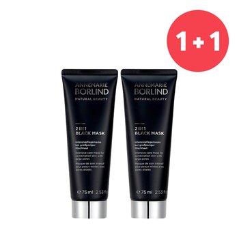 แอนนามารี บอร์ลินด์ 【1+1 Set】2 In 1 Black Mask - Intensive Care Mask For Combination Skin with Large Pores