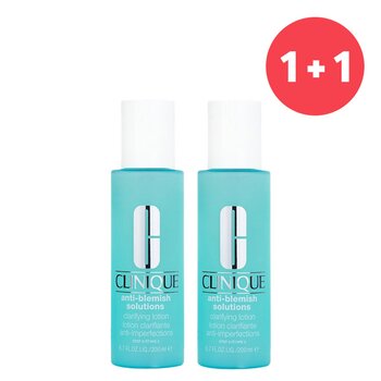 คลีนิกข์ 【1+1 Set】Anti-Blemish Solutions Clarifying Lotion