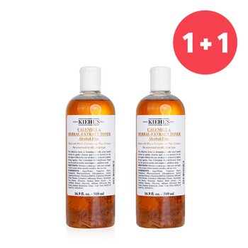 คีลส์ 【1+1 Set】Calendula Herbal Extract Alcohol-Free Toner - For Normal to Oily Skin Types