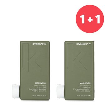 เควิน.เมอร์ฟี่ 【1+1 Set】Maxi.Wash Detox Shampoo