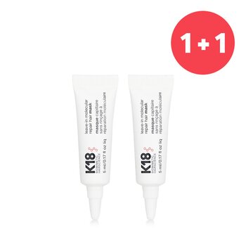 K18 【1+1 Set】Leave-In Molecular Repair Hair Mask