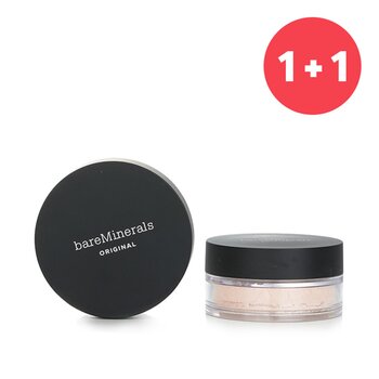 แบร์มิเนอรัล 【1+1 Set】BareMinerals Original SPF 15 Foundation - # Fair