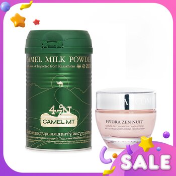 ลังโคม Camel MT Camel Milk Powder + Lancome Hydra Zen Nuit Night Cream