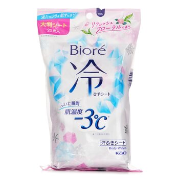 บิโอเร Ice Cold Body Sheet - Floral