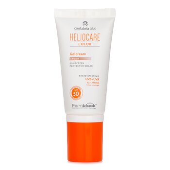 Heliocare โดย Cantabria Labs Heliocare 360 Color Gel Cream SPF 50 - # Brown