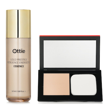 ชิเซโด้ Shiseido Synchro Skin Self Refreshing Custom Finish Powder Foundation - # 130 Opal 9g X Ottie Gold Prestige Resilience Energetic Essence 50ml