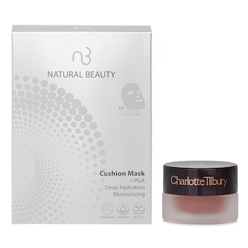 ชาร์ลอตต์ ทิลเบอรี่ Charlotte Tilbury Eyes to Mesmerise Long Lasting Easy Colour - # Pillow Talk 7ml X Natural Beauty r-PGA Deep Hydration Moisturizing Cushion Mask (Exp Date: 01/2026) 6x 20ml