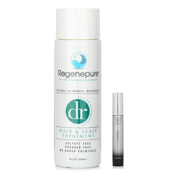 รีเจนเพียว Regenepure Dr Hair & Scalp Treatment 224ml X Ottie Platinum Aura Roll Up Eye Cream 15ml