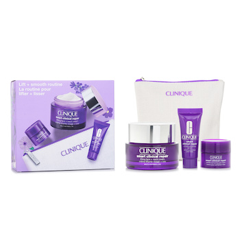 คลีนิกข์ Smart Clinic.Set: Lifting Face+Neck Cream 50ml+Wrinkle Correcting Serum 10ml+Wrinkle Corrective Eye Cream 5ml +Bag