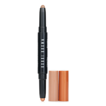 บ๊อบบี้ บราวน์ Dual-Ended Long-Wear Cream Shadow Stick - # Heat Ray/Biscotti