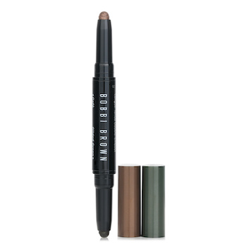บ๊อบบี้ บราวน์ Dual-Ended Long-Wear Cream Shadow Stick - # Cafe/Gilded Green